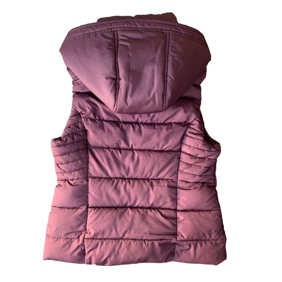 Abercrombie & Fitch Maroon Puffer Vest - Picture 4 of 13